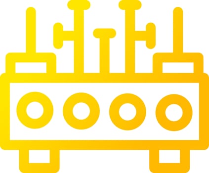 Wifi Router Creative Icon Design vector