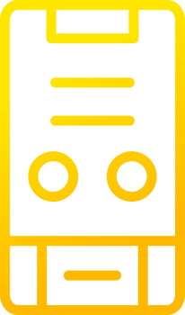 Smart Phone Creative Icon Design vector