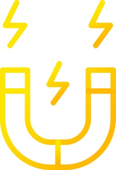 Line Yellow Gradient Design vector