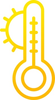 Temperature Creative Icon Design vector