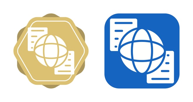 Document Sharing Vector Icon