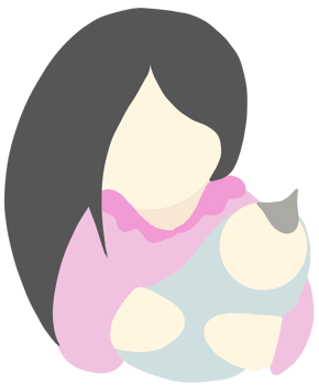 mom and baby png
