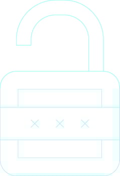 Lock Open Creative Icon Design vector