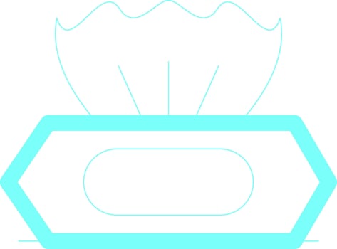 Makeup Remover Wipes Creative Icon Design vector