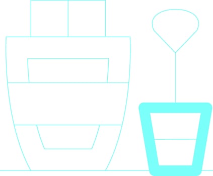 Nail Polish Creative Icon Design vector