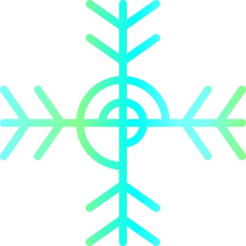 Snowflake Creative Icon Design vector