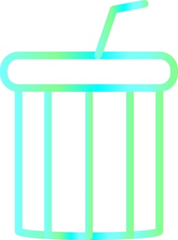 Soft Drink Creative Icon Design vector