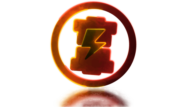 Looping neon glow effect Battery charger icon png