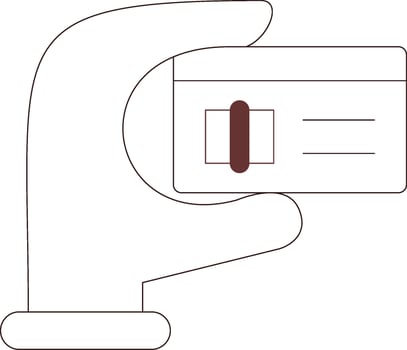 Credit Card Creative Icon Design vector