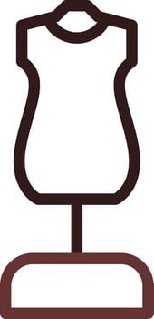 Mannequin Creative Icon Design vector
