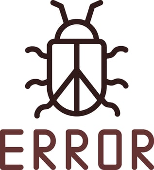 Bug Creative Icon Design vector