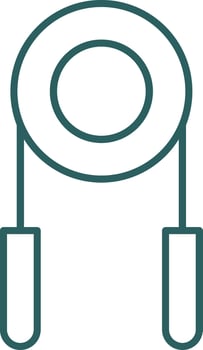 Hand Grip Line Gradient Icon vector