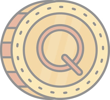 Quetzal Line Filled Light Icon vector