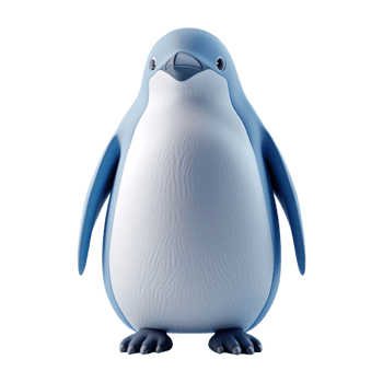 AI generated 3D Rendering of a Penguin on Transparent Background - Ai Generated png