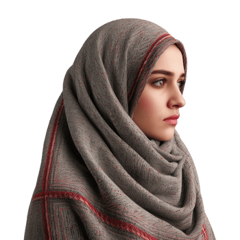 AI generated 3D Rendering of a Woman Wearing Hijaab on Transparent Background - Ai Generated png