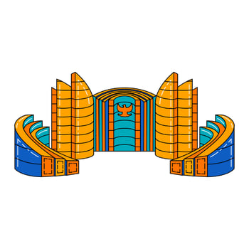 perjuangan jawa barat monument vector