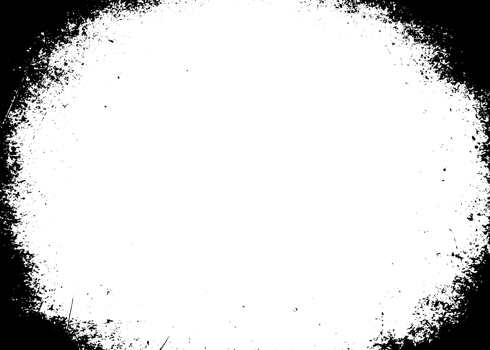 Grunge border texture background. Abstract frame overlay. PNG graphic illustration with transparent background.