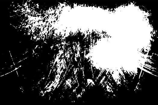 Grunge border texture background. Abstract frame overlay. PNG graphic illustration with transparent background.