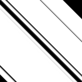 Black and white striped abstract background overlay. Motion effect. PNG graphic illustration with transparent background.