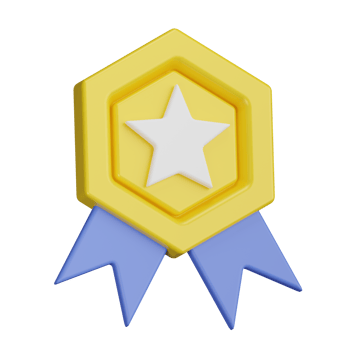 Badge 3d icon png