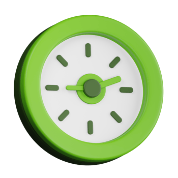 Clock 3d icon png