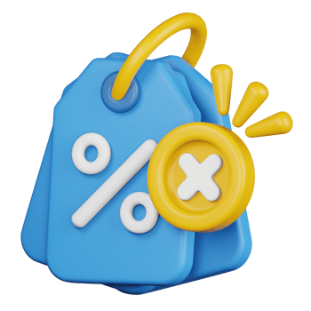 No Discount 3d icon png