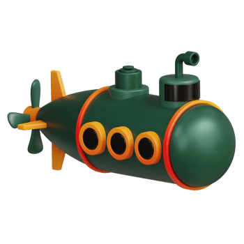 Submarine 3d icon png
