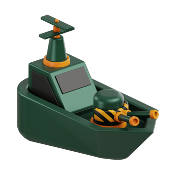 War Ship 3d icon png