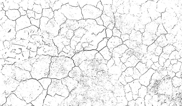 a black and white vintage of cracked concrete scribble effect, old wall background crack vector, grunge texture, Fractured texture ground vector