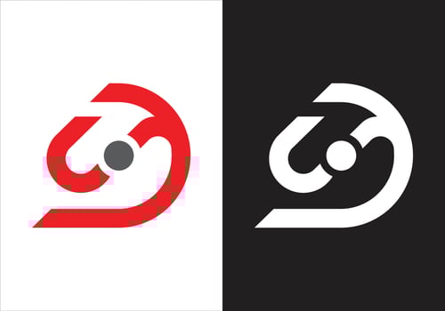 SD letter logo design icon vector