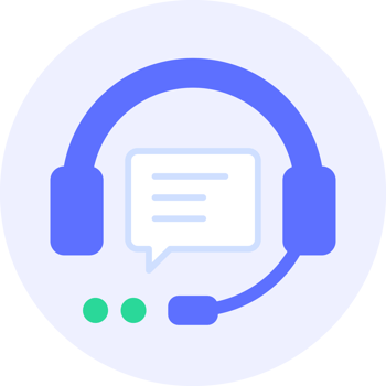 customer service modern icon illustration png