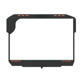 Animated Stream Overlay Face Cam png