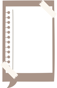 Colorful pastel brown color speech bubble balloon, icon sticker memo keyword planner text box banner, flat png transparent element design