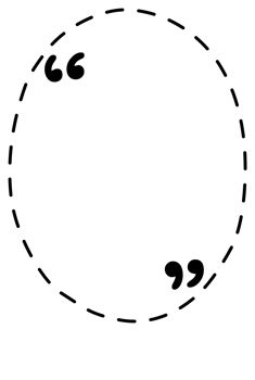Black and white speech bubble balloon with quotation marks, icon sticker memo keyword planner text box banner, flat png transparent element design
