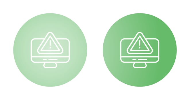 Cyber Danger Vector Icon