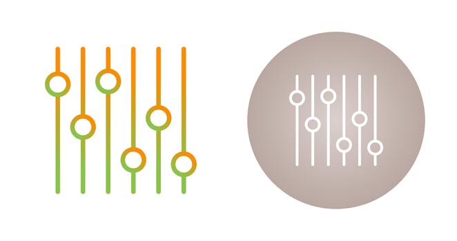 Sliders Vector Icon