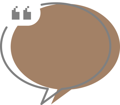 Colorful pastel brown color speech bubble balloon with quotation marks, icon sticker memo keyword planner text box banner, flat png transparent element design