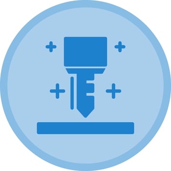 Key Multicolor Circle Icon vector
