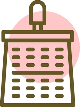 Cheese Grater Linear Circle Icon vector