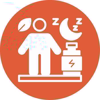 Recovery Glyph Circle Icon vector