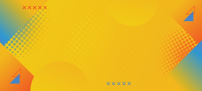 Abstract geometric yellow background. Modern background for banner, poster, flyer, cover, presentation or landing page vector