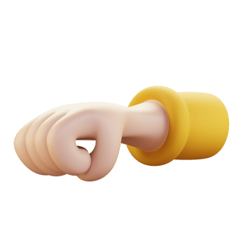 fist 3d icon illustration png