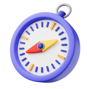 Compass isolated 3d render png