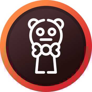Line Brown Gradient Design vector