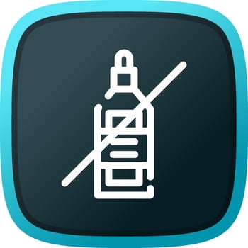 No Wine Creative Icon Design vector