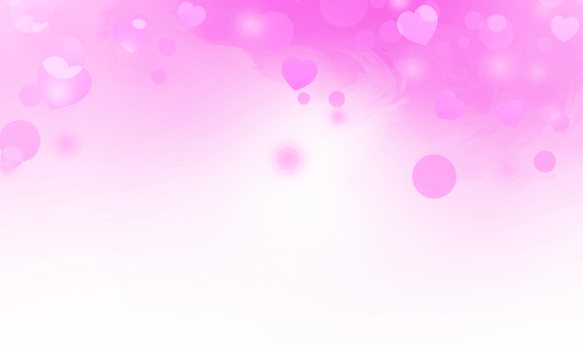 pink cloudy dust with hearts and bokeh effect png