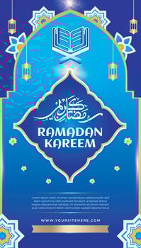 RAMADAN KAREEM EID MUBARAK GREETING DAY ISLAM BACKGROUND TEMPLATE 2 vector