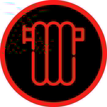 Radiator Creative Icon Design vector