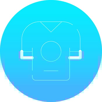 T-Shirt Creative Icon Design vector