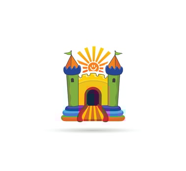 Bouncy Castle Hire design vector